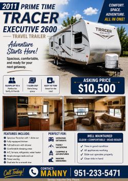 2011 Tracer Executive 2600 Trailer