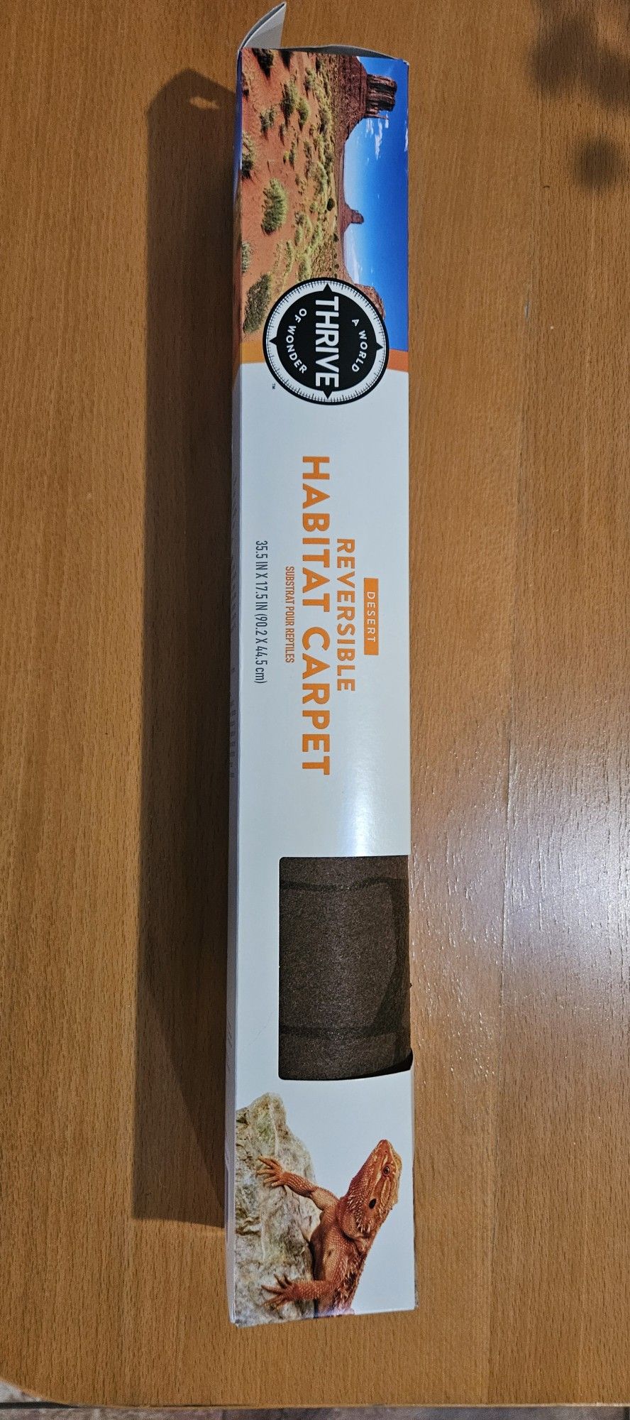 New In Box Habitat Reversible Carpet, 35.5" x 17.5 "