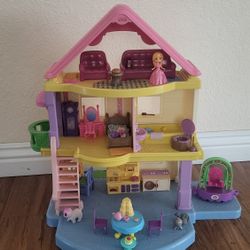 Fisher Price My First Dollhouse Toy With Accessories ( Price Firm!)