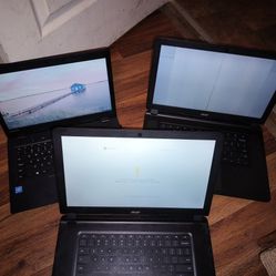 3 Laptops For Parts Or Repair 
