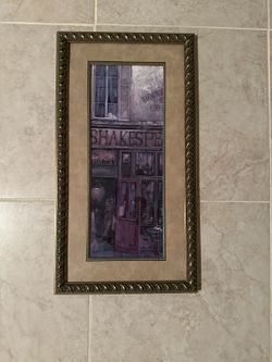 Ruane Manning Storefront French Shakespeare Books Framed Print Macys