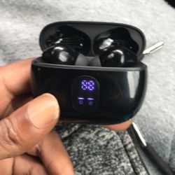 Black Bluetooth Earphones