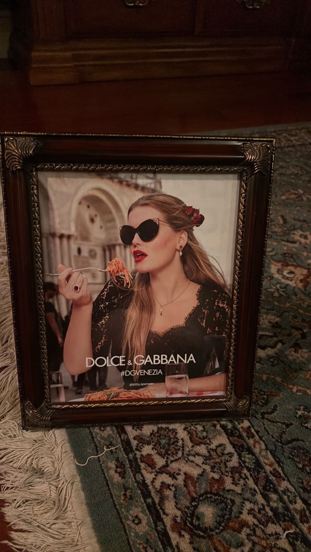 Beautiful Frames fit 8” x 10” pics.