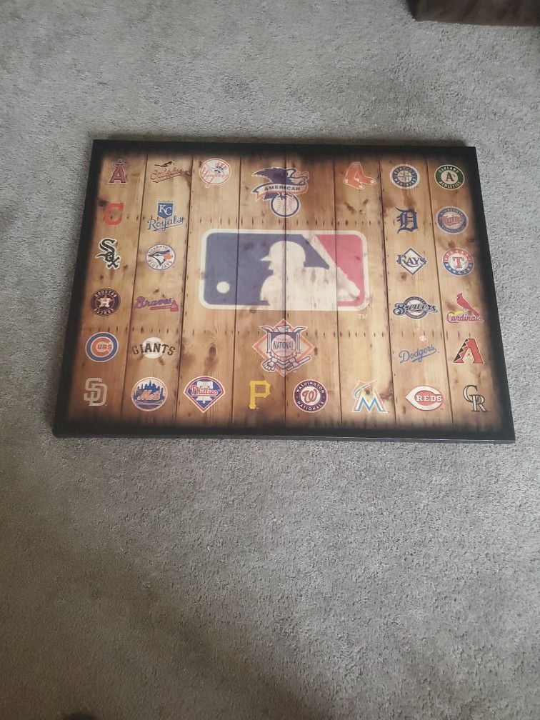 Home Decor Baseball Picture