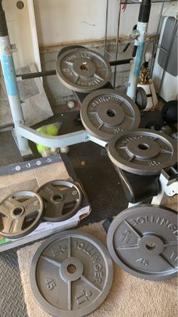 Weight bench set