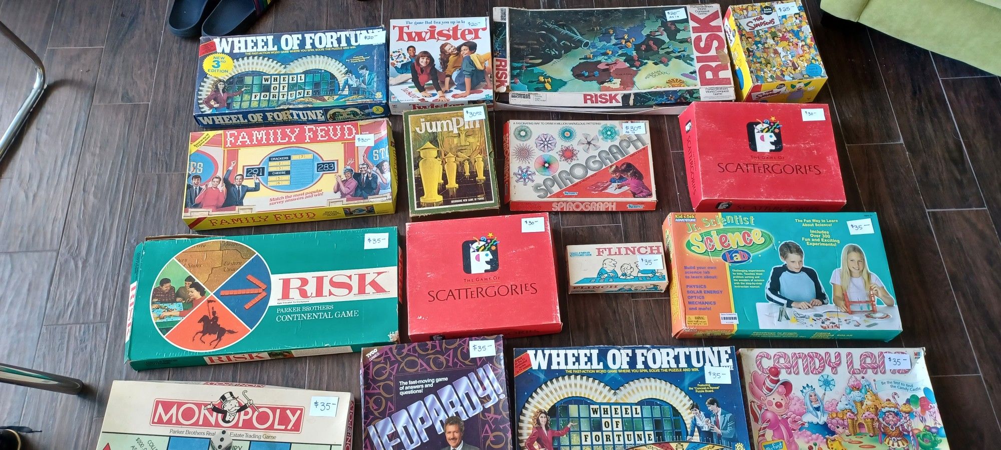 More Collectible Board Games Each Priced Top Right $20-$35