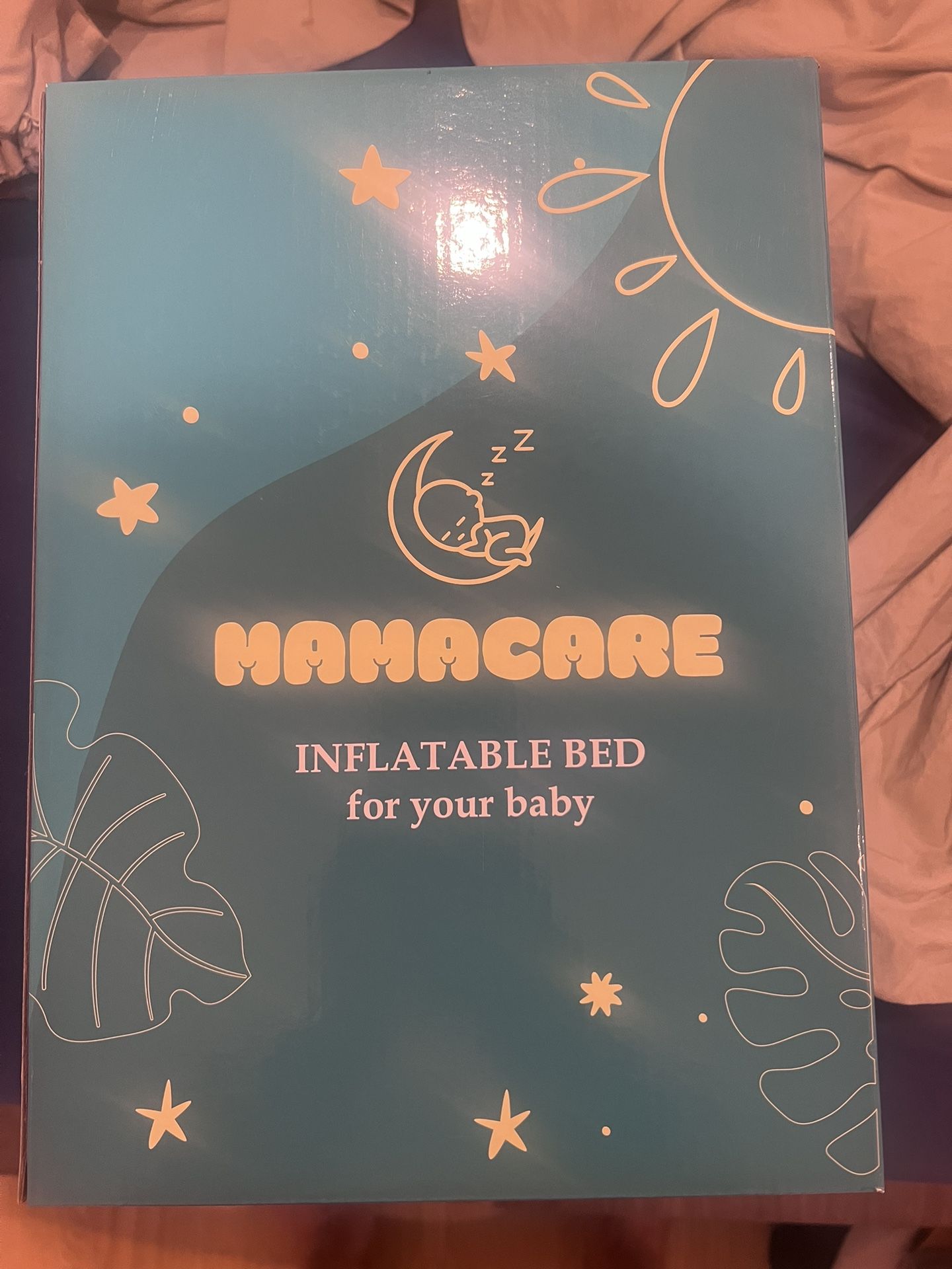 MAMACARE Inflatable Toddler Airplane Bed Plane Travel Airplane Bed for Toddler Flight Sleep Inflatable Airplane Bed Includes Bumpers P