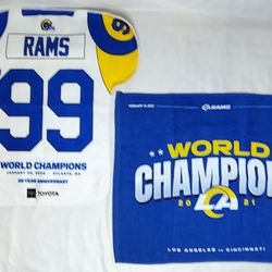 Los Angeles Rams Football Rally Towels Lot of 2
