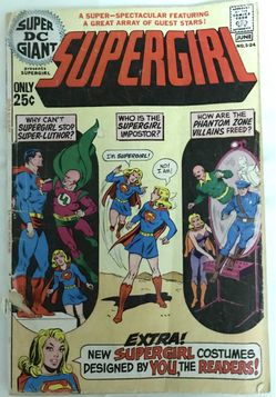 Super DC Giant S-24 DC Supergirl - 1971