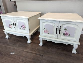 Refinished French Country Night Stands/End Tables