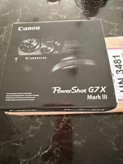 Canon PowerShot G7 X Mark III Black