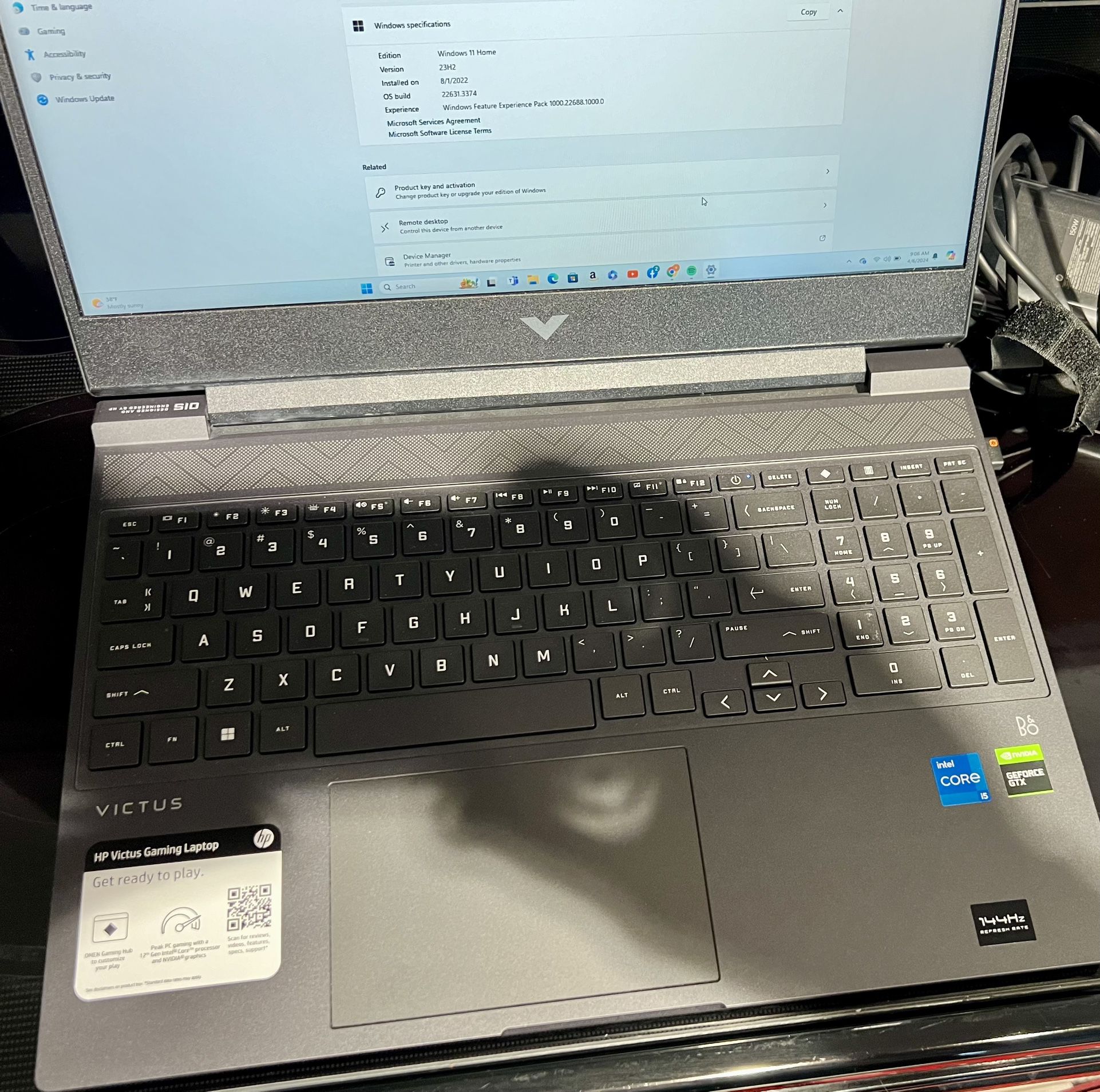 HP Victus 15”6 Laptop