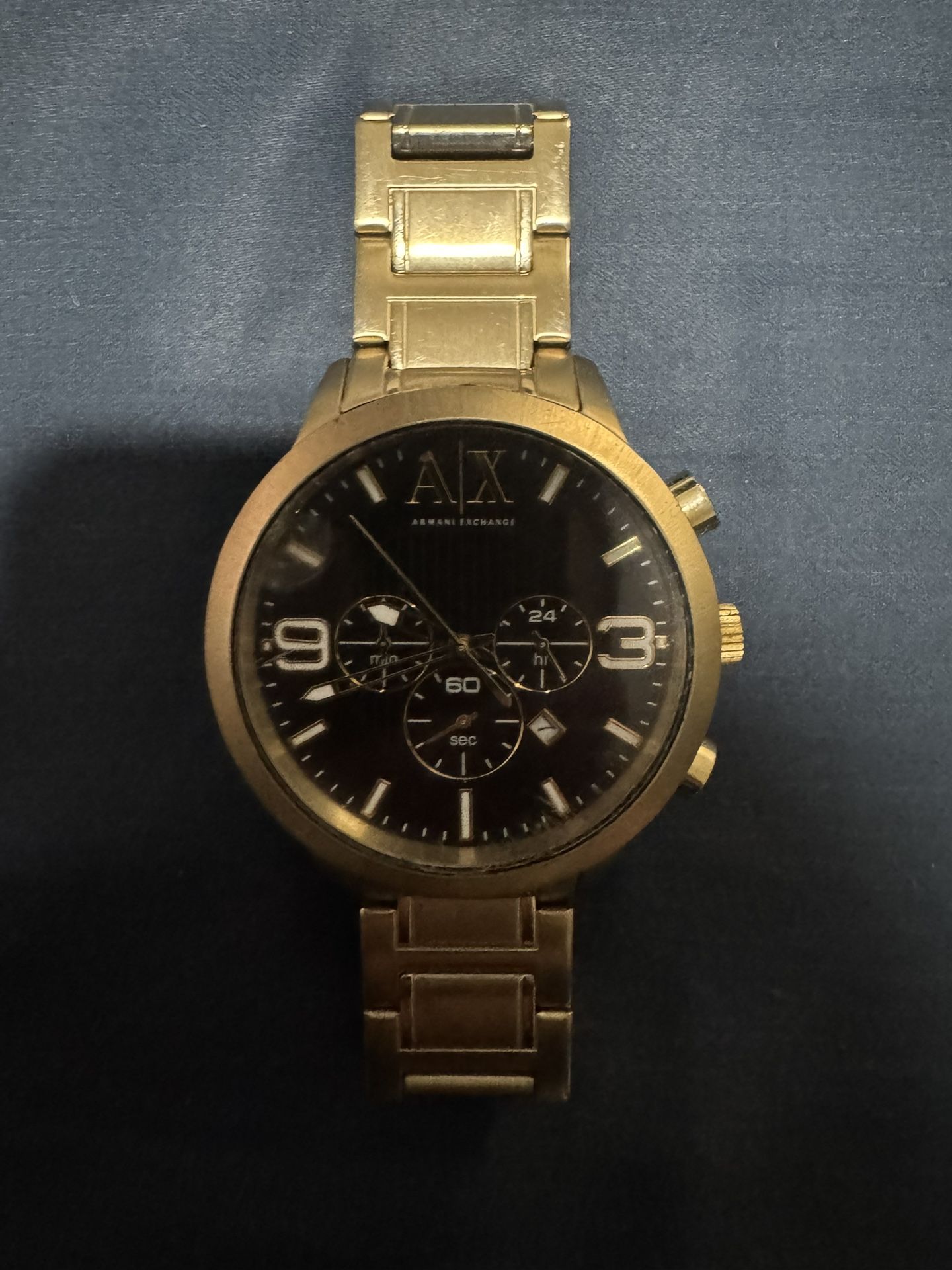 Armani Exhange Watch Gold Plated AX 1357