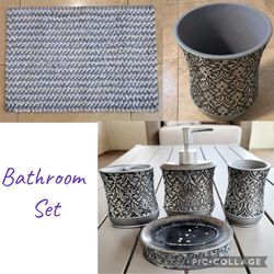 6 Piece Bathroom Accessory Set
