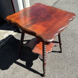 Cherry Wood Side Table