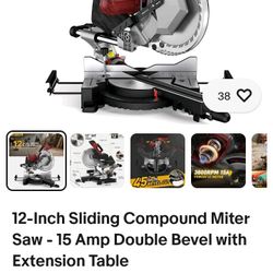 12-Inch Sliding Compound Miter Saw 