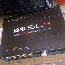 RANE SCRATCH LIVE SL4 Digital DJ System Audio Interface Serato DVS