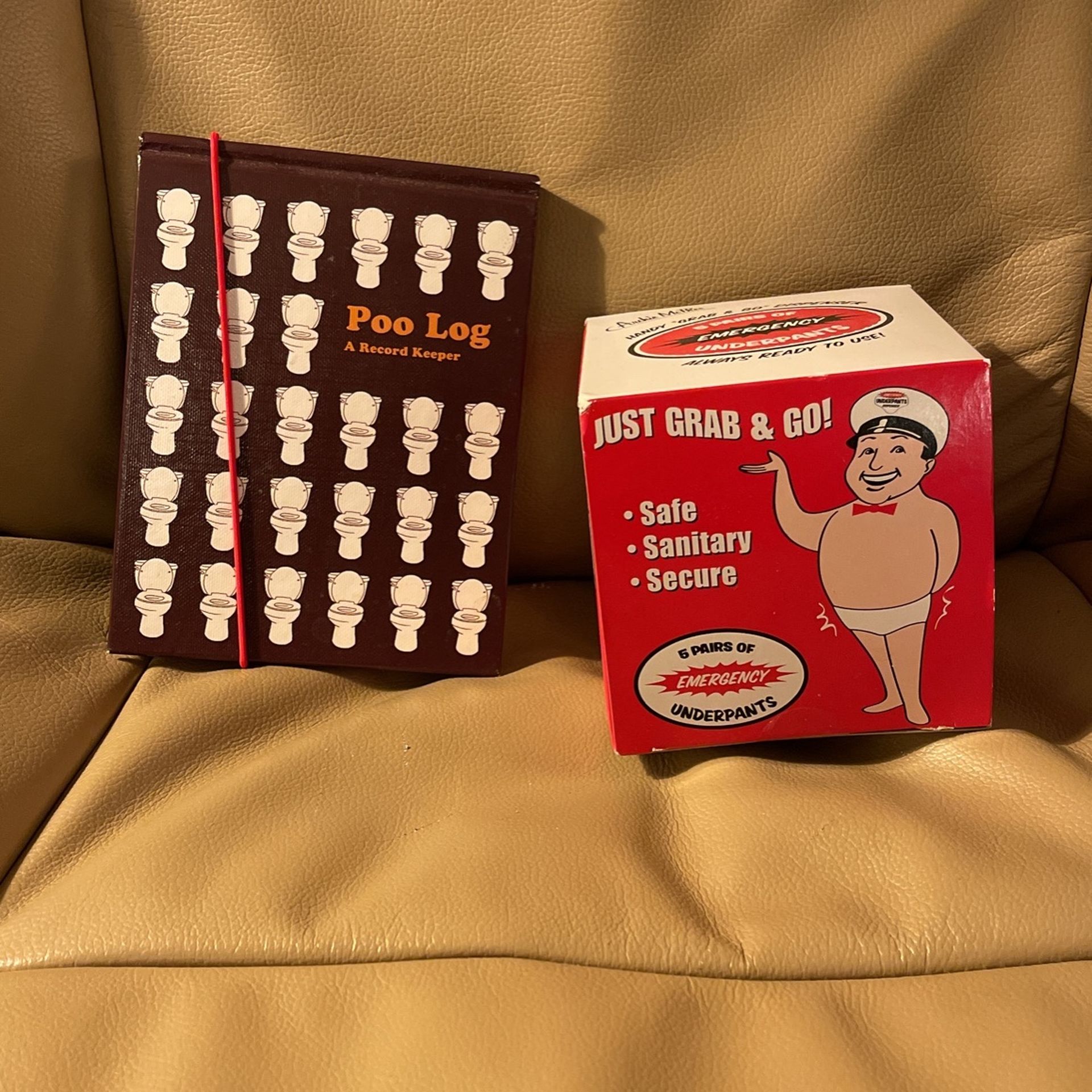Poo Log Book And Grab & Go Emergency Underpants - New