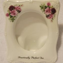 Vintage Fielder Keepsakes Fine Porcelain Picture Frame 5.5"×4" EUC