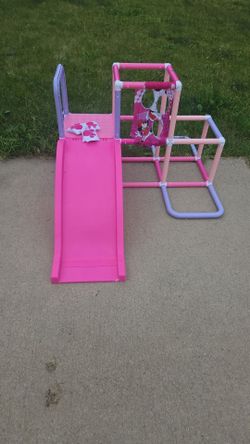 Girl jungle gym