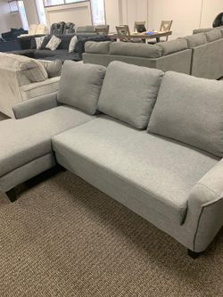 🚀 Same Day Delivery 🚀Jarreau Gray Sofa Chaise Sleeper $899.00
