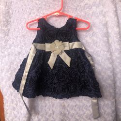 Dark Blue Baby Dress