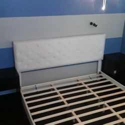 King Size Bed Frame + 2 Nightstands  