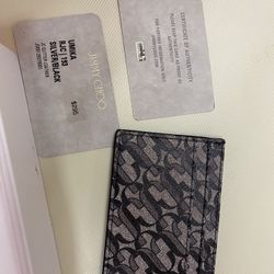 Jimmy Choo Umika Glitter Leather Wallet