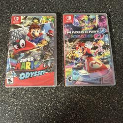 Nintendo Switch Mario Odyssey, Mario Kart 8 deluxe 