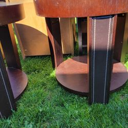 2 Circle End Tables