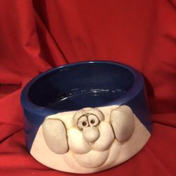 Sculptured  Doggie Bowl