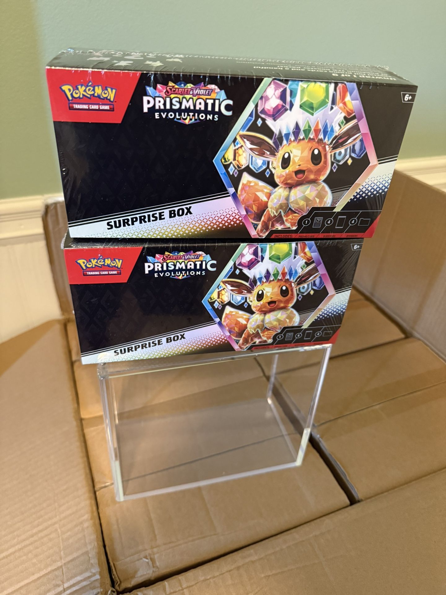 Pokemon TCG Prismatic Evolution Surprise Box
