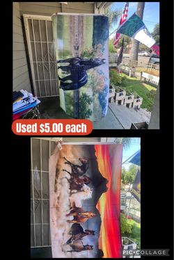 Horse and horses flags size 5’x3’ $5.00 each