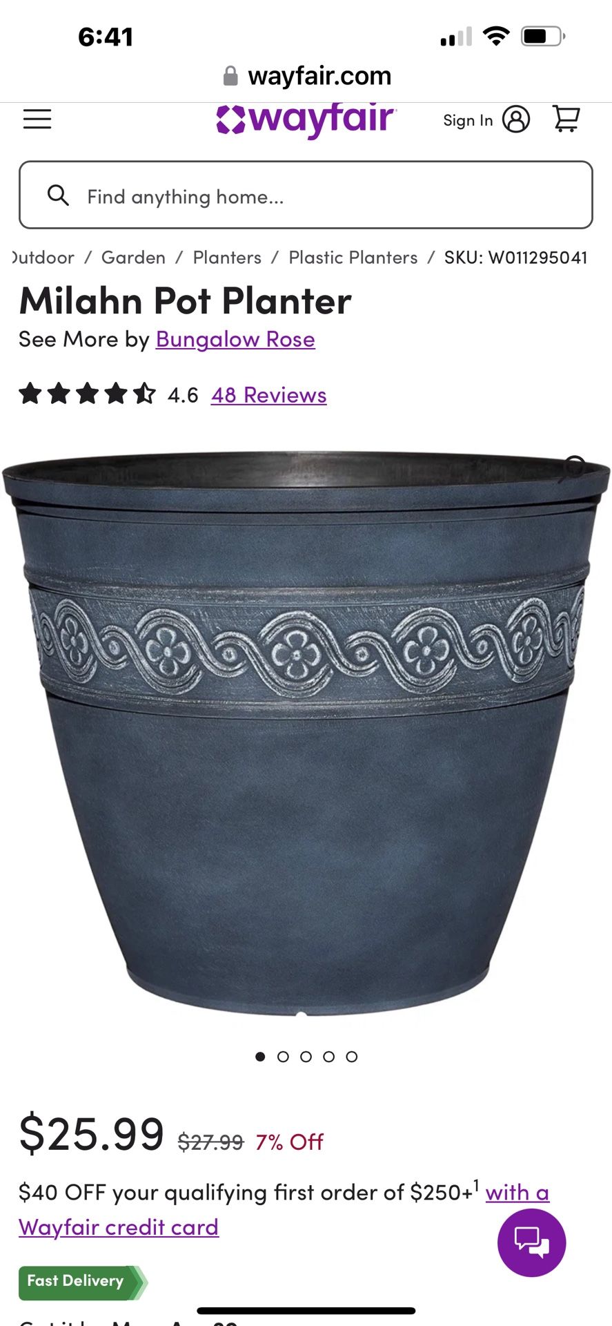 Milahn Decorative Pot planter