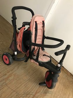 Toddler adjustable handle bike faded cushion