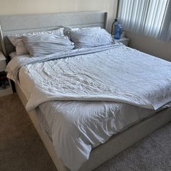 Bed Frame With mattress 