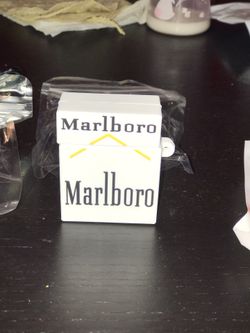 White Marlboro AirPod case