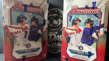 2026 Topps Bowman Baseball Hobby Box! 2 available