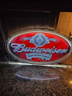 Brand new budweiser LED sign