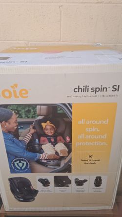 Joie Chili Spin SI Rotating 2-in-1 Convertible Car Seat.