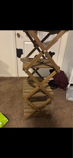 Wooden shelf