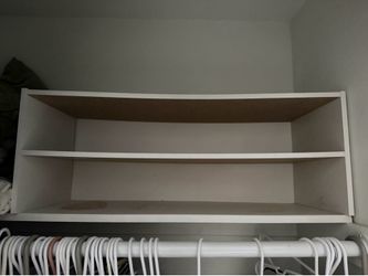 White shoe shelf