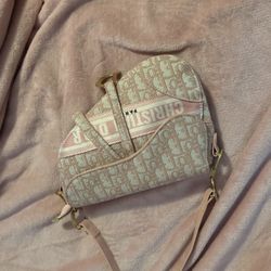 pink  saddle bag