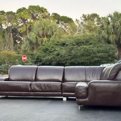 Couch/Sofa Sectional - Real Leather - Delivery Available 🚛