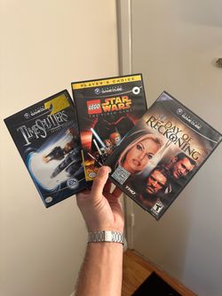Nintendo GameCube game lot Star Wars WWE