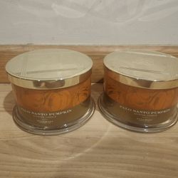 BRAND NEW HOMEWORX SLATKIN & CO PALO SANTO PUMPKIN 18 OZ CANDLE 