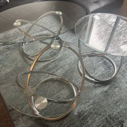 Glass Table Set