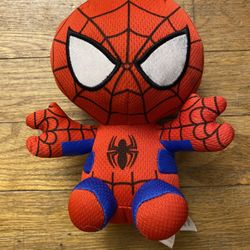 Ty Beanie Babies Marvel Spiderman Plush Bean Bag Stuffed Toy