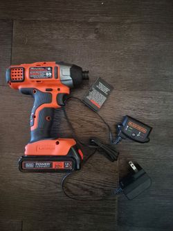 Black+Decker 20V Cordless Impact Driver with Battery and Charger