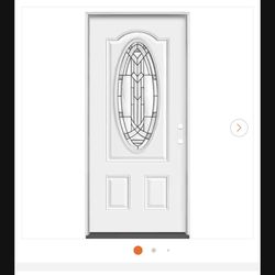 Puerta exterior de acero 36” x 80”